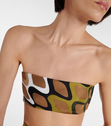 Top Vivara in seta a fascia | Pucci