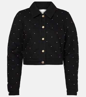 Verzierte Cropped-Jeansjacke | Nina Ricci