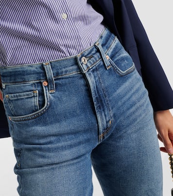 Jeans rectos Daphne cropped de tiro alto | Citizens of Humanity