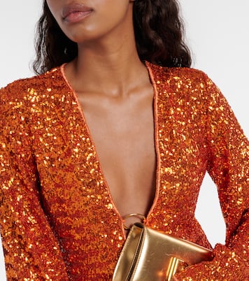 Sequined beach dress | Oséree