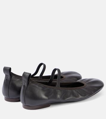 Mary-Jane-Ballerinas Square Flat aus Leder | Lemaire