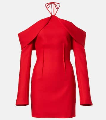 Wool-blend minidress | David Koma
