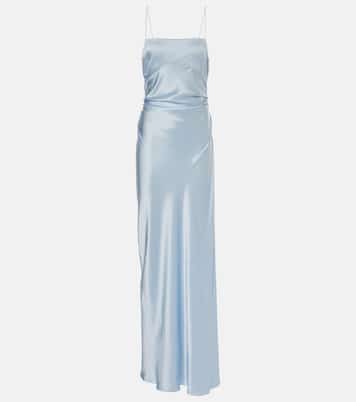Lush gathered silk slip dress | SIR