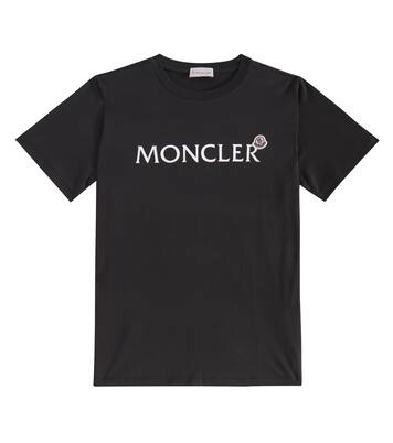 T-shirt in jersey di cotone con logo | Moncler Enfant