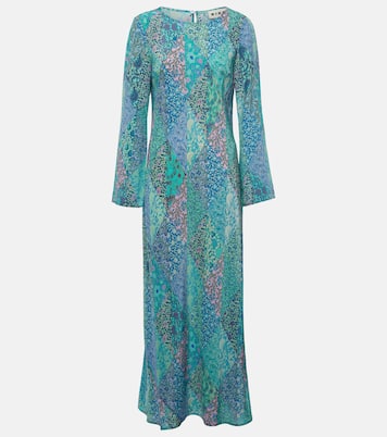 Alondra patchwork silk maxi dress | Rixo
