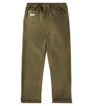 Olb cotton-blend straight pants | Donsje