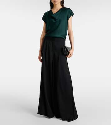 Bluse aus Seidensatin | Vince