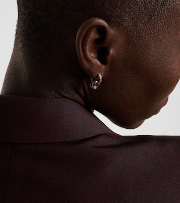 Boucles d'oreilles Nut en or 18 ct et diamants noirs | Ileana Makri
