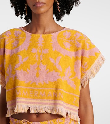 Top cropped Wylie in spugna di cotone | Zimmermann