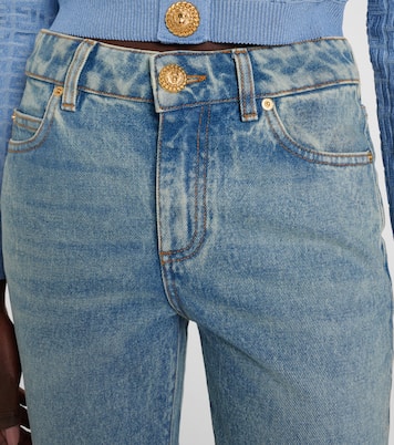 Jeans bootcut de tiro bajo | Balmain