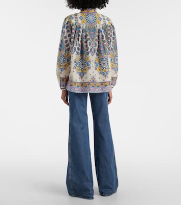 Camisa de algodón y seda con paisley | Etro