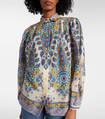 Camisa de algodón y seda con paisley | Etro