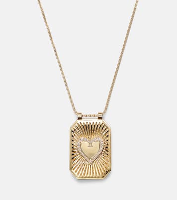 Collier Heart en or 18 ct et diamants | Marie Lichtenberg