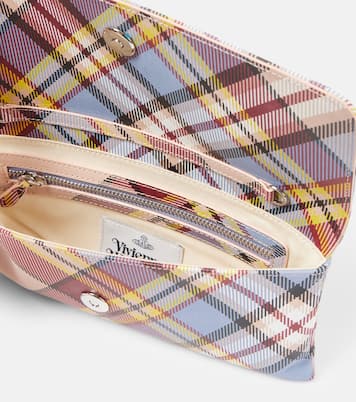 Clutch Tartan aus Leder | Vivienne Westwood