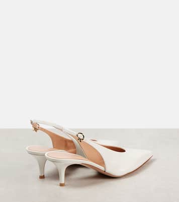 Escarpins Ribbon Sling 55 en cuir | Gianvito Rossi