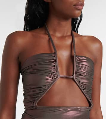 Costume intero metallizzato | Rick Owens