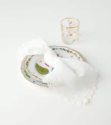 Set of 4 macramé linen napkins | Once Milano