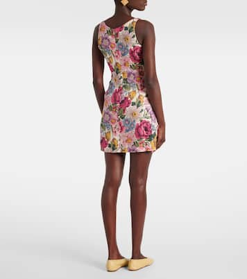 Bedrucktes Minikleid Sanne aus Leinen | Faithfull