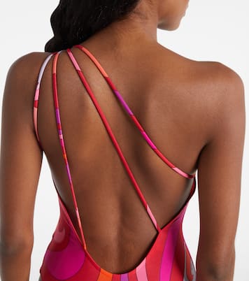 Iride one-shoulder swimsuit  | Pucci