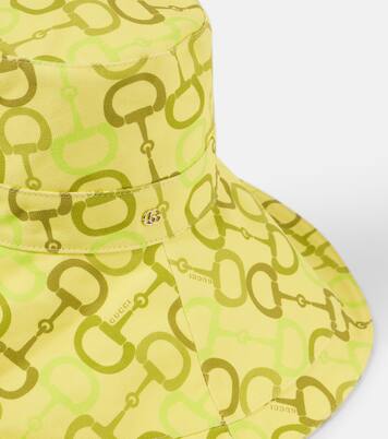 Chapeau bob Horsebit en toile de coton | Gucci