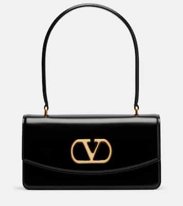 Vain Small VLogo leather shoulder bag | Valentino Garavani