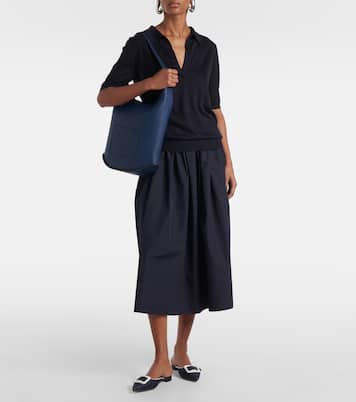 Borsa a spalla Pin MM in pelle | Delvaux
