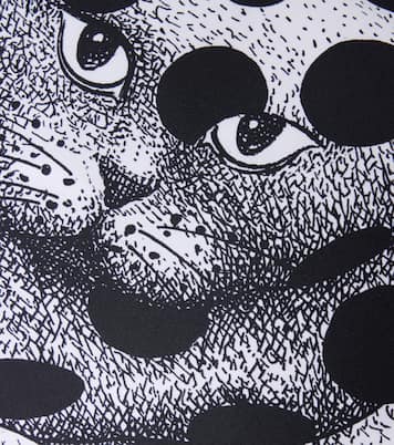 High Fidelity印花真丝靠垫 | Fornasetti
