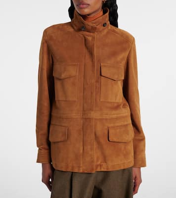 Suede field jacket | Loro Piana