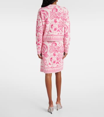Cardigan Underwater Barocco en jacquard | Versace