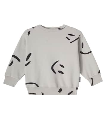 Monti printed cotton jersey sweatshirt | Molo
