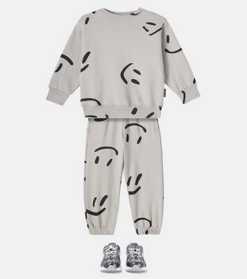 Monti printed cotton jersey sweatshirt | Molo