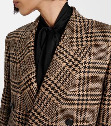 Blazer en soie et cachemire | Saint Laurent