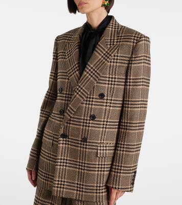 Blazer en soie et cachemire | Saint Laurent