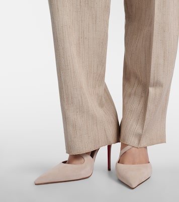 Miss Ziggyta 100 suede pumps | Christian Louboutin