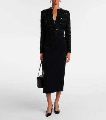 Virgin wool pencil skirt | Dolce&Gabbana