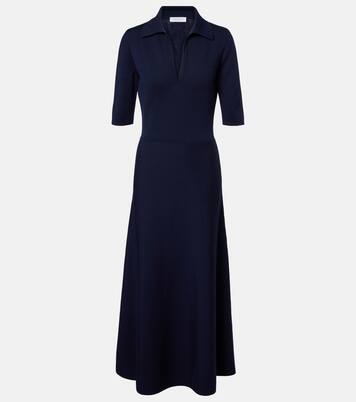 Abito lungo in lana, seta e cashmere | Gabriela Hearst