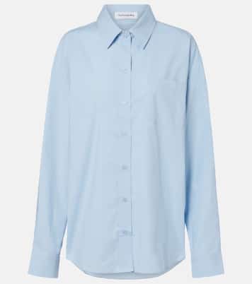 Ornella oversized cotton shirt | The Frankie Shop