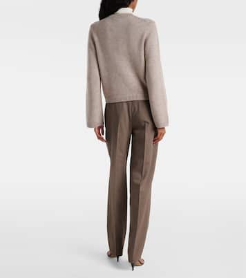 Wool and cashmere cardigan | Jardin des Orangers