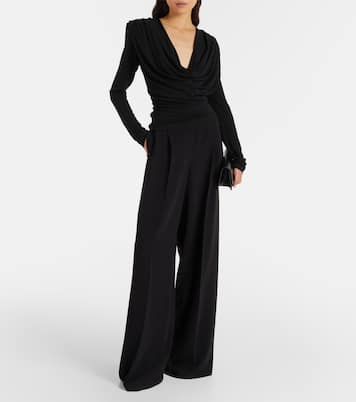 Draped jersey top | Wardrobe.NYC