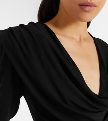 Draped jersey top | Wardrobe.NYC