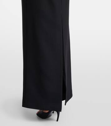 Embellished halterneck crêpe gown | Simkhai