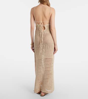 Vestido largo The Sound Of The Sea de croché | Alanui