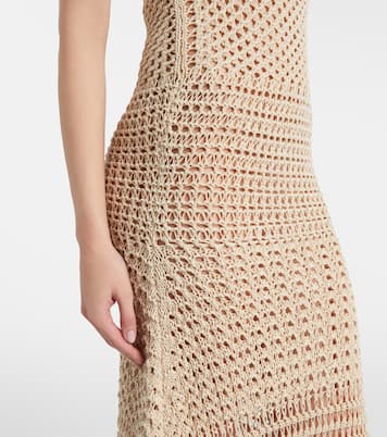 Vestido largo The Sound Of The Sea de croché | Alanui