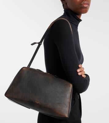 Le Bouledogue leather shoulder bag | Alaïa