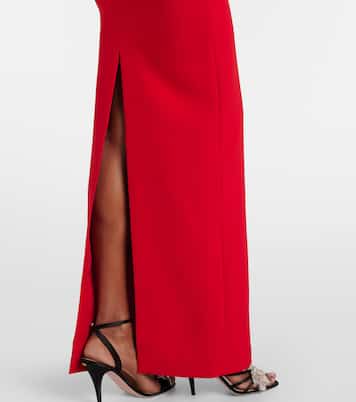 One-shoulder crêpe gown | Roland Mouret