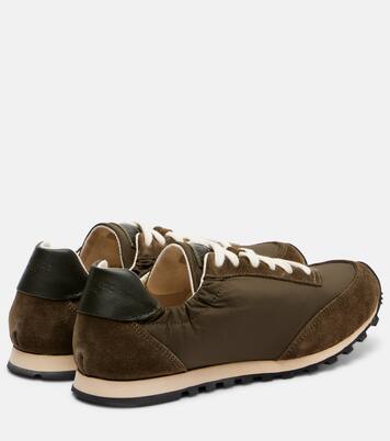 Slim Runner suede-trimmed sneakers | Le Monde Béryl
