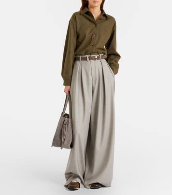 Slim Runner suede-trimmed sneakers | Le Monde Béryl