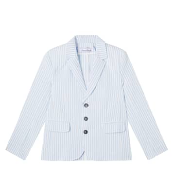 Bengal stripe cotton seersucker blazer | Tartine et Chocolat