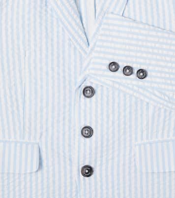 Bengal stripe cotton seersucker blazer | Tartine et Chocolat