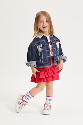 Rock aus einem Baumwollgemisch | Monnalisa